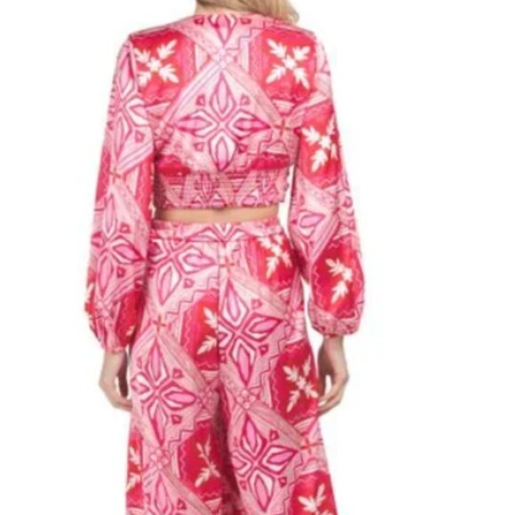 NWT Caroline Constas Crop Top and Pants Set - Picture 3 of 8